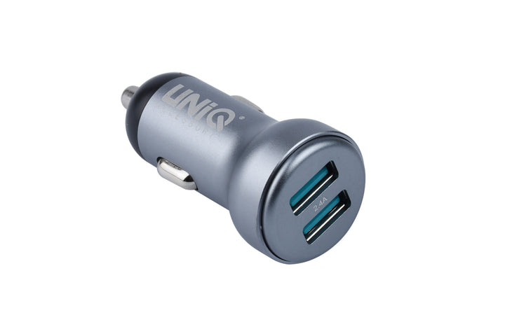 UNIQ Accessory Autolader Apple Lightning - Grijs-Oplader-Ilumina Benelux