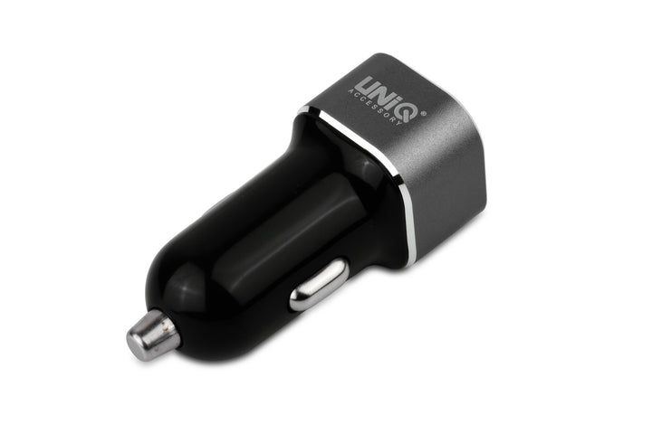 UNIQ Accessory Autolader Lightning USB 2.4A - Zwart-Oplader-Ilumina Benelux