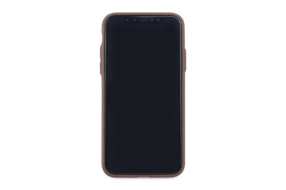 UNIQ Accessory Backcover voor Apple iPhone Xs - Bruin-Hoesjes-Ilumina Benelux