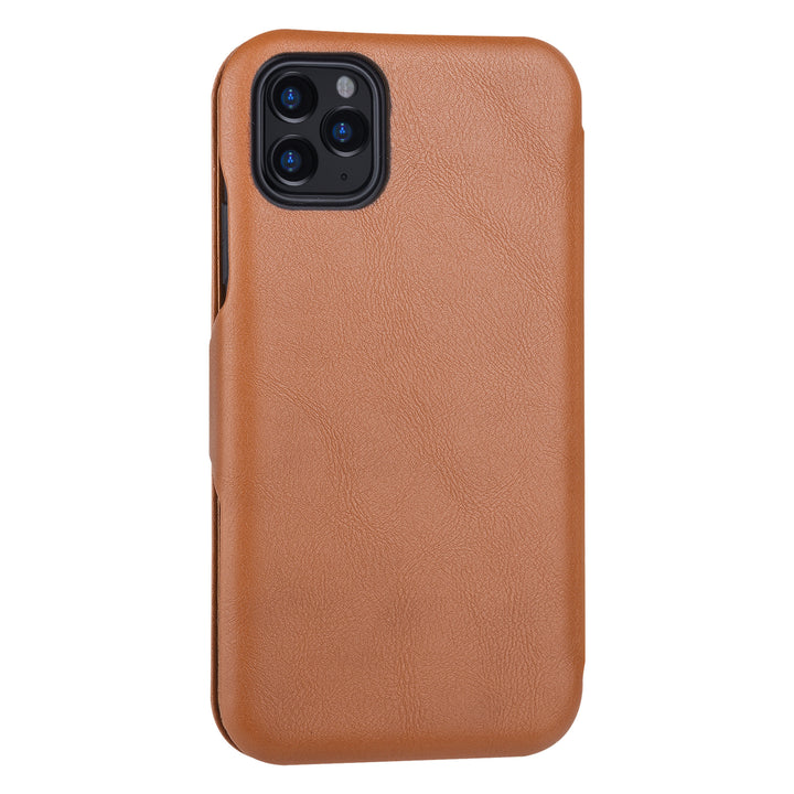 UNIQ Accessory Bruin hoesje iPhone 11 Pro Max - Book Case - Elegance Series - Pasjeshouder-Hoesjes-Ilumina Benelux