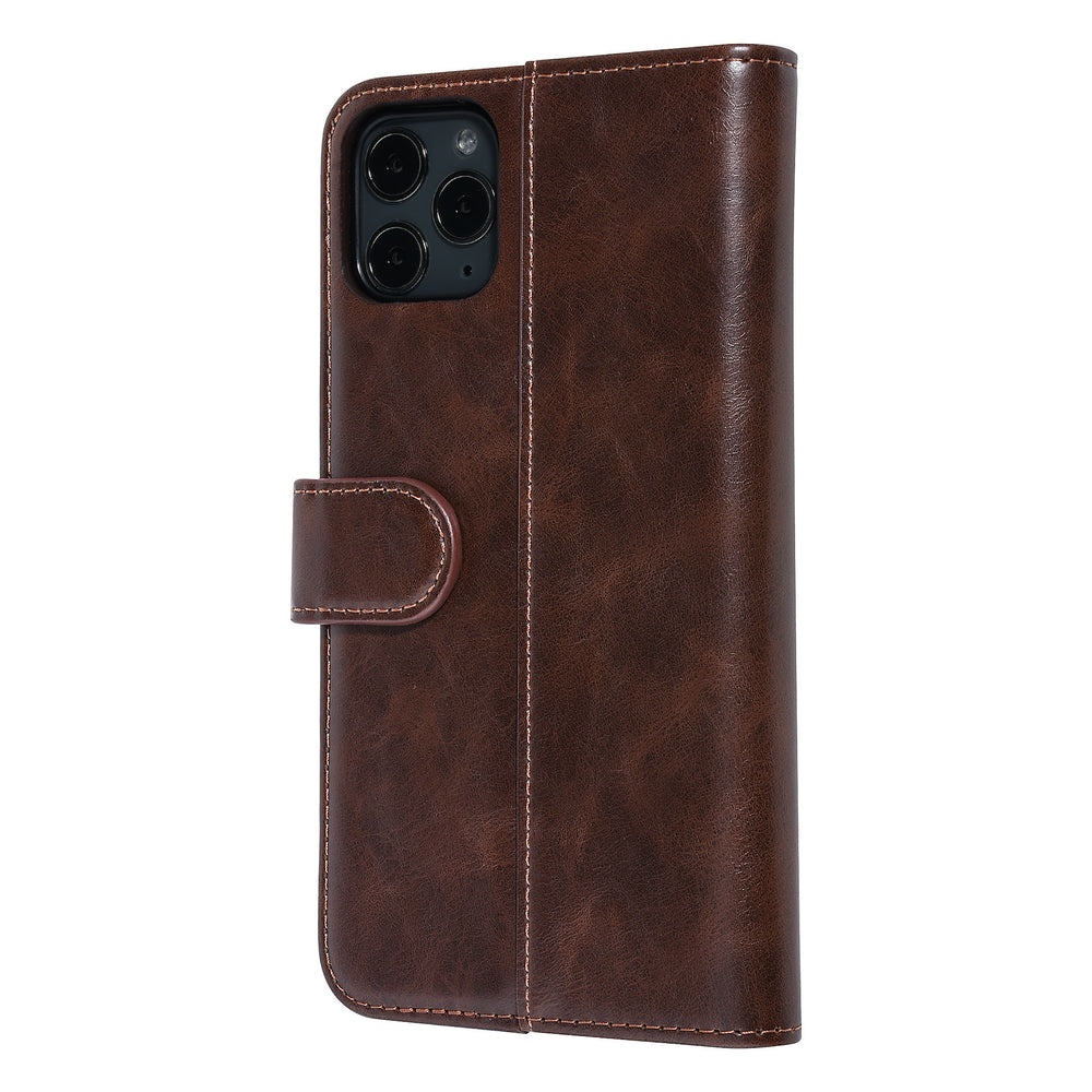UNIQ Accessory Bruin hoesje iPhone 11 Pro Max - Book Case - Zachte-Hoesjes-Ilumina Benelux
