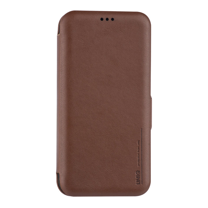 UNIQ Accessory Bruin hoesje iPhone 12 - 12 Pro - Book Case-Hoesjes-Ilumina Benelux