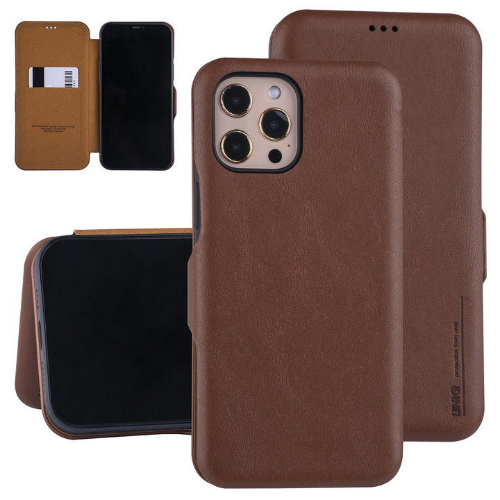 UNIQ Accessory Bruin hoesje iPhone 12 Pro Max - Book Case-Hoesjes-Ilumina Benelux