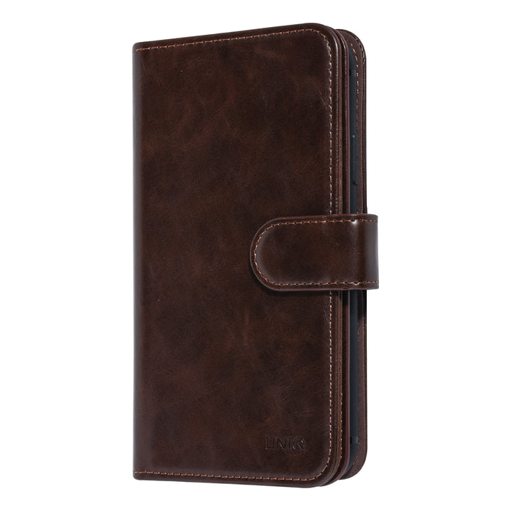 UNIQ Accessory Bruin hoesje iPhone Xs Max - Book Case - Zachte-Hoesjes-Ilumina Benelux