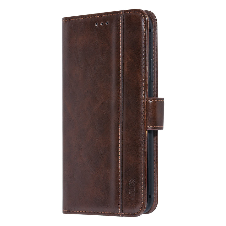 UNIQ Accessory Bruin hoesje iPhone Xs Max - Book Case - Zachte huid-Hoesjes-Ilumina Benelux