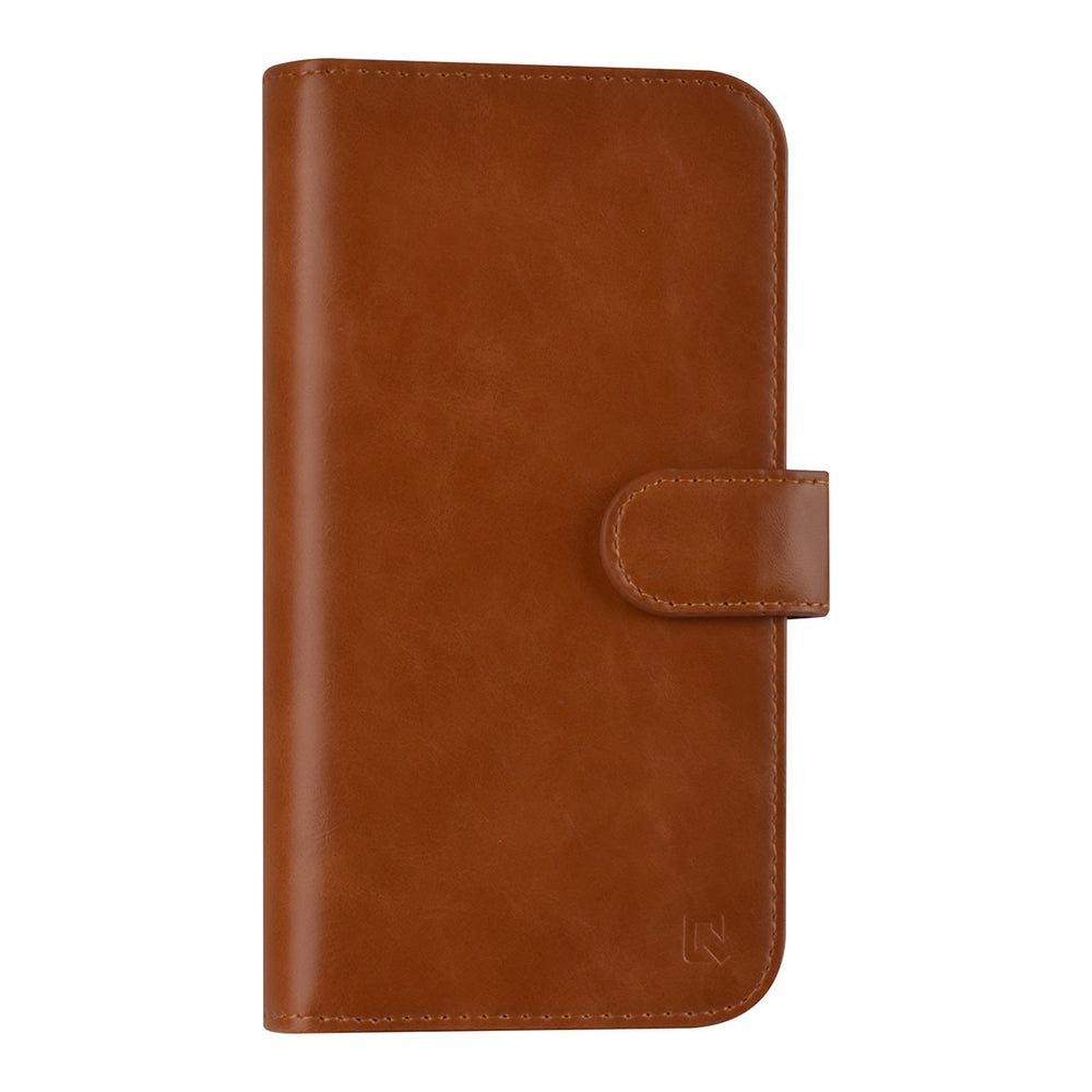 UNIQ Accessory Bruin hoesje voor iPhone 13 Pro - Book Case - Pasjeshouder voor 9 pasjes - Magneetsluiting-Hoesjes-Ilumina Benelux