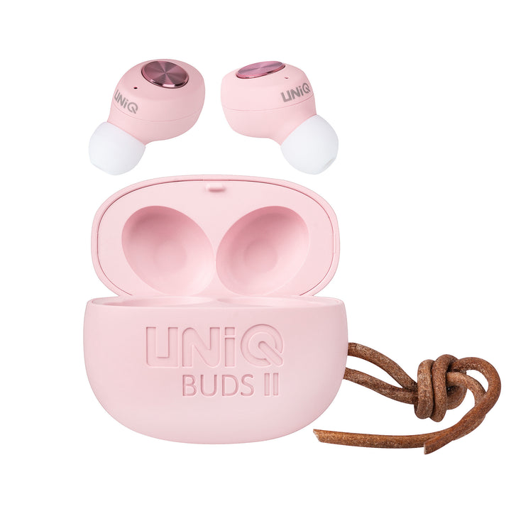 UNIQ Accessory Buds ll draadloze oortjes met oplaaddoosje - Roze-In-ear koptelefoon-Ilumina Benelux