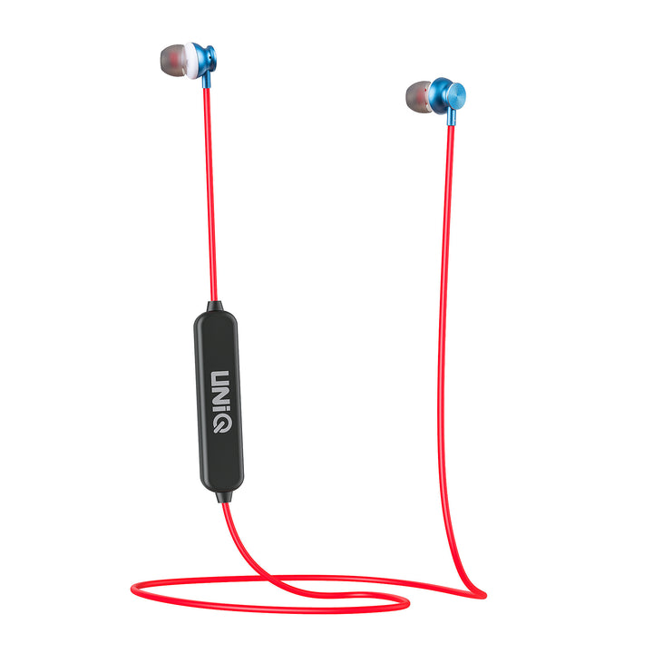 UNIQ Accessory Col draadloze bluetooth nekband oortjes - Blauw-In-ear koptelefoon-Ilumina Benelux