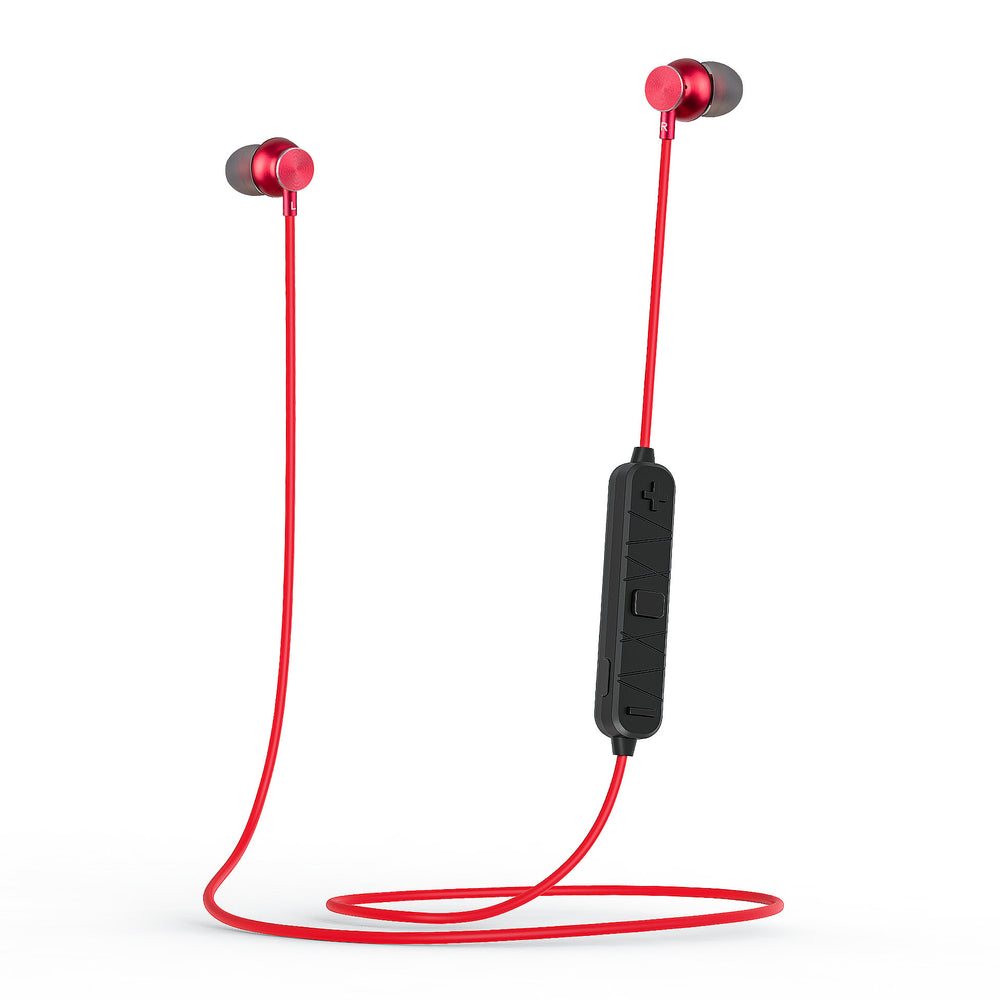 UNIQ Accessory Col draadloze bluetooth nekband oortjes - Rood-In-ear koptelefoon-Ilumina Benelux