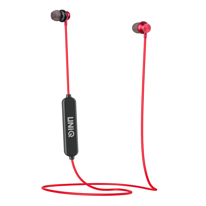 UNIQ Accessory Col draadloze bluetooth nekband oortjes - Rood-In-ear koptelefoon-Ilumina Benelux