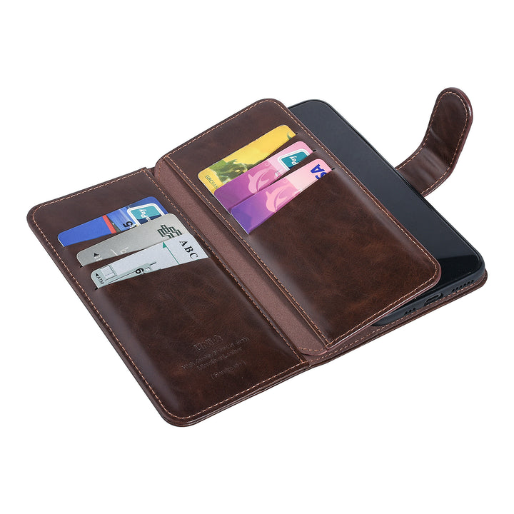 UNIQ Accessory Donker Bruin hoesje iPhone 11 Pro - Book Case - Zachte huid-Hoesjes-Ilumina Benelux