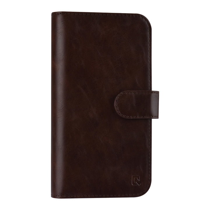 UNIQ Accessory Donker Bruin hoesje voor iPhone 13 Pro - Book Case - Pasjeshouder voor 9 pasjes - Magneetsluiting-Hoesjes-Ilumina Benelux