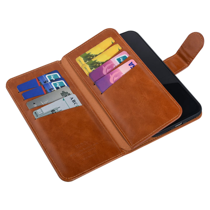 UNIQ Accessory DonkerBruin hoesje iPhone 11 Pro Max - Book Case - Zachte huid-Hoesjes-Ilumina Benelux