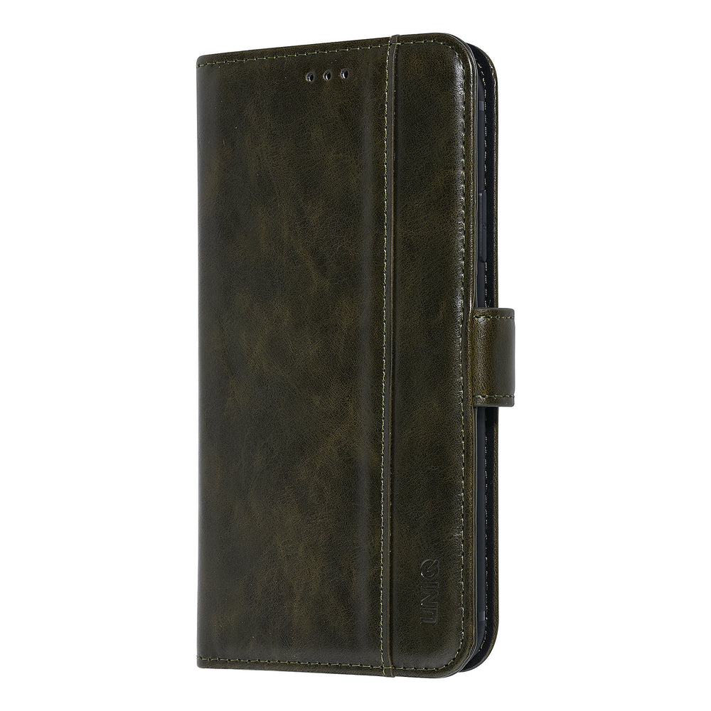 UNIQ Accessory DonkerGroen hoesje iPhone 11 Pro Max - Book Case - Zacht-Hoesjes-Ilumina Benelux