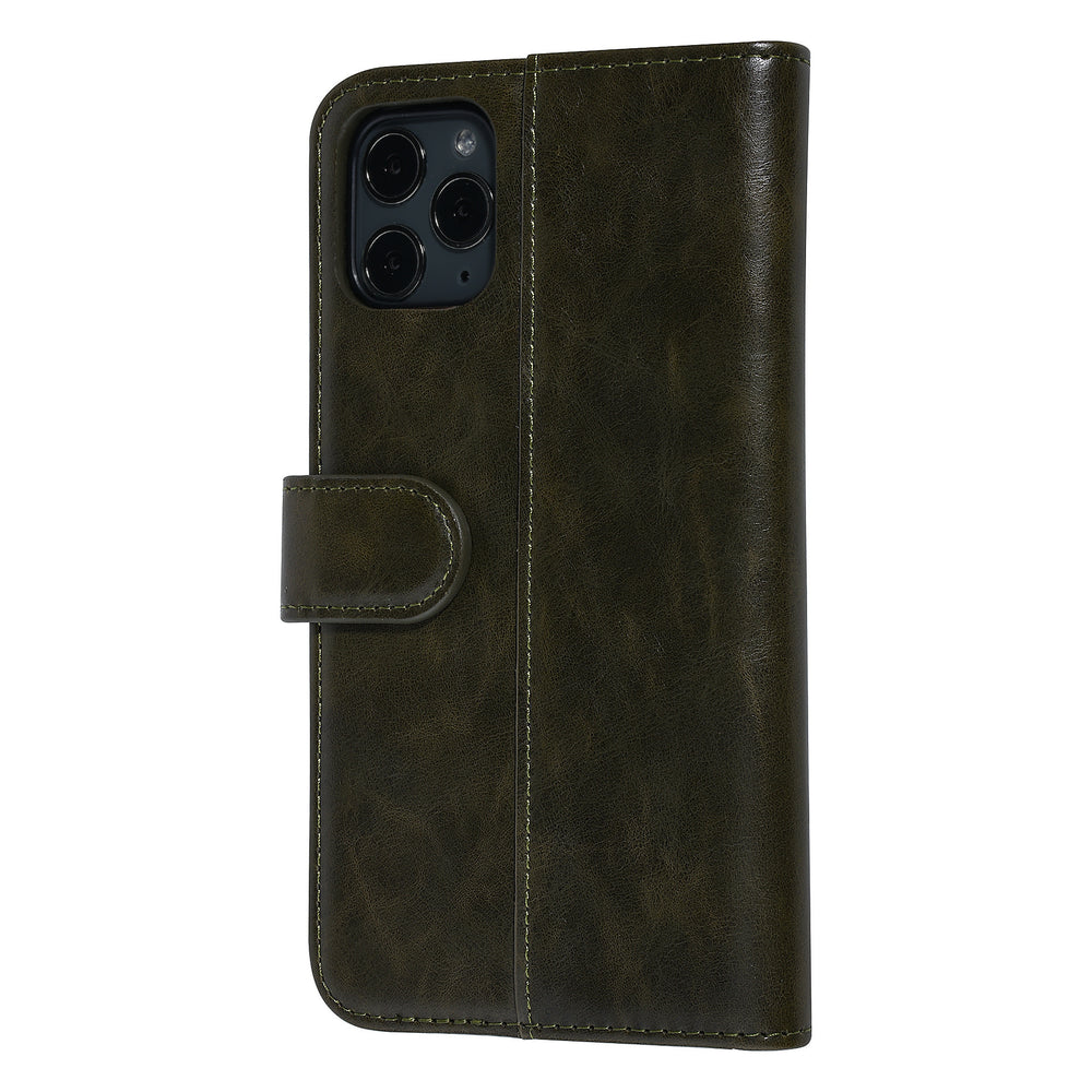 UNIQ Accessory DonkerGroen hoesje iPhone 11 Pro Max - Book Case - Zacht-Hoesjes-Ilumina Benelux