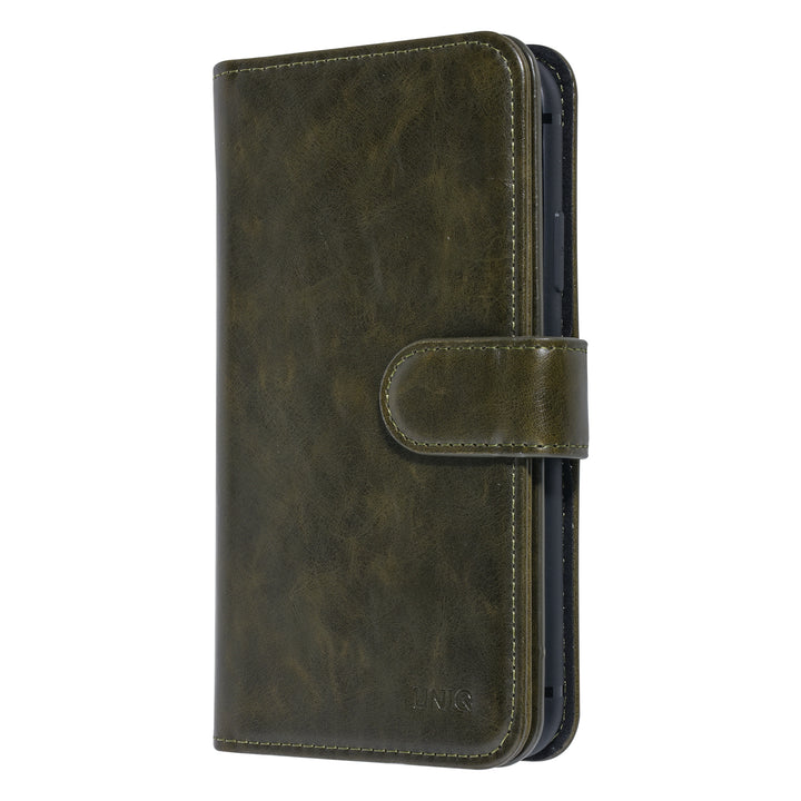 UNIQ Accessory DonkerGroen hoesje iPhone 11 Pro Max - Book Case - Zachte huid-Hoesjes-Ilumina Benelux