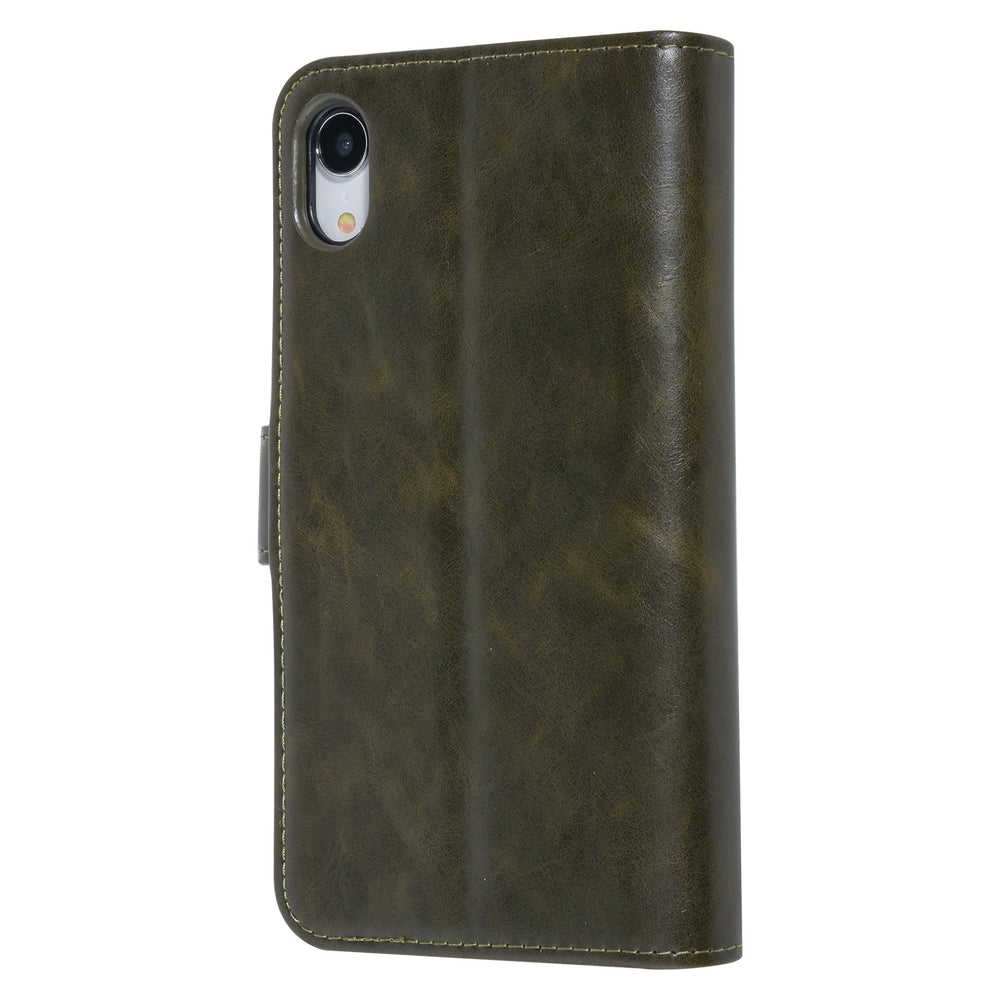 UNIQ Accessory DonkerGroen hoesje iPhone XR - Book Case - Zacht-Hoesjes-Ilumina Benelux