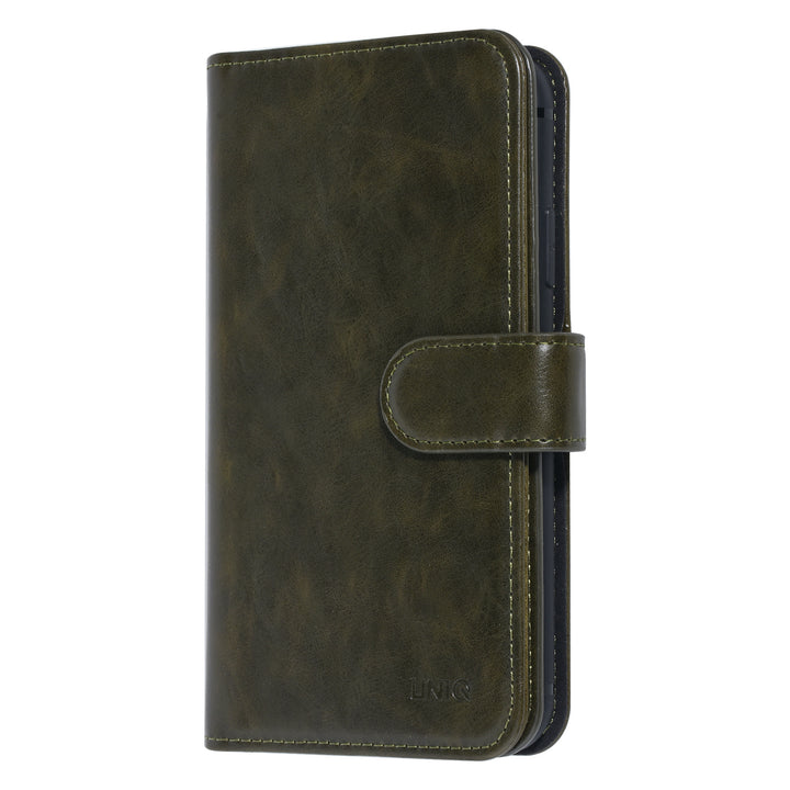UNIQ Accessory DonkerGroen hoesje iPhone Xs Max - Book Case - Zacht-Hoesjes-Ilumina Benelux