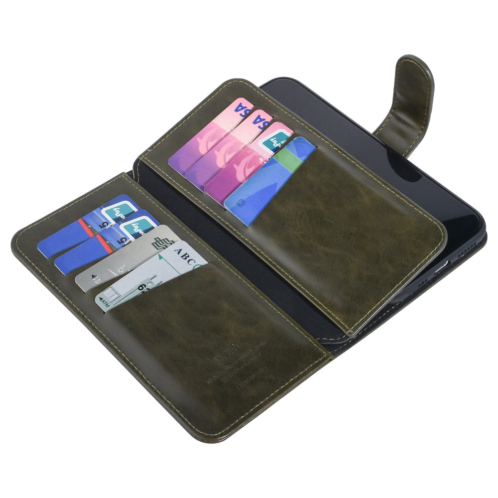 UNIQ Accessory DonkerGroen hoesje iPhone Xs Max - Book Case - Zacht-Hoesjes-Ilumina Benelux