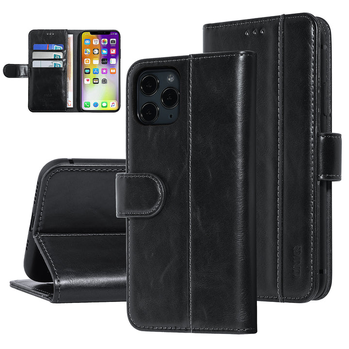 UNIQ Accessory DonkerGroen hoesje iPhone Xs Max - Book Case - Zachte huid-Hoesjes-Ilumina Benelux