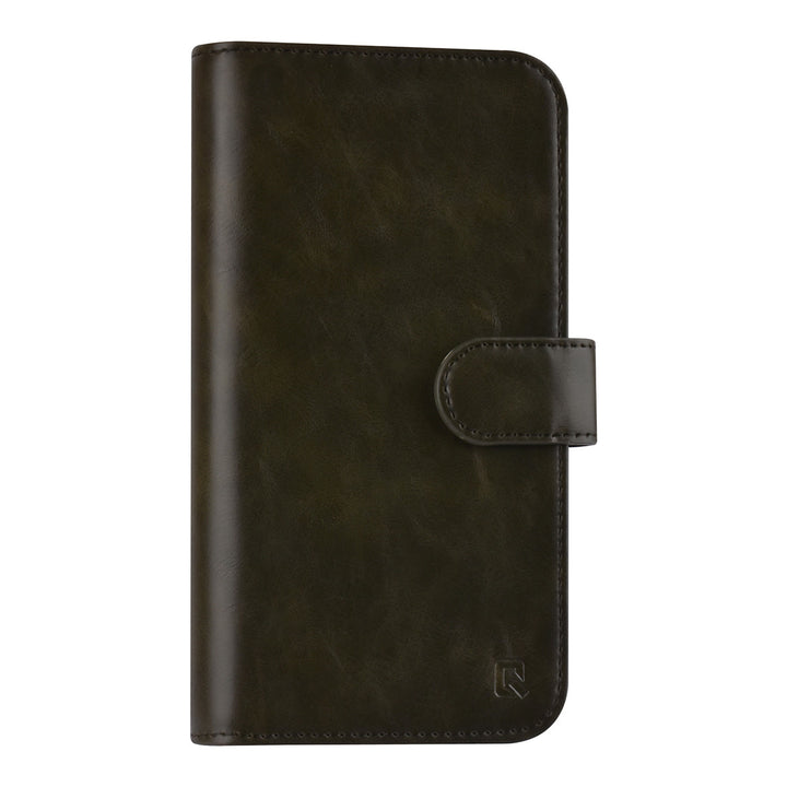 UNIQ Accessory DonkerGroen hoesje voor iPhone 13 Pro - Book Case - Pasjeshouder voor 9 pasjes - Magneetsluiting-Hoesjes-Ilumina Benelux