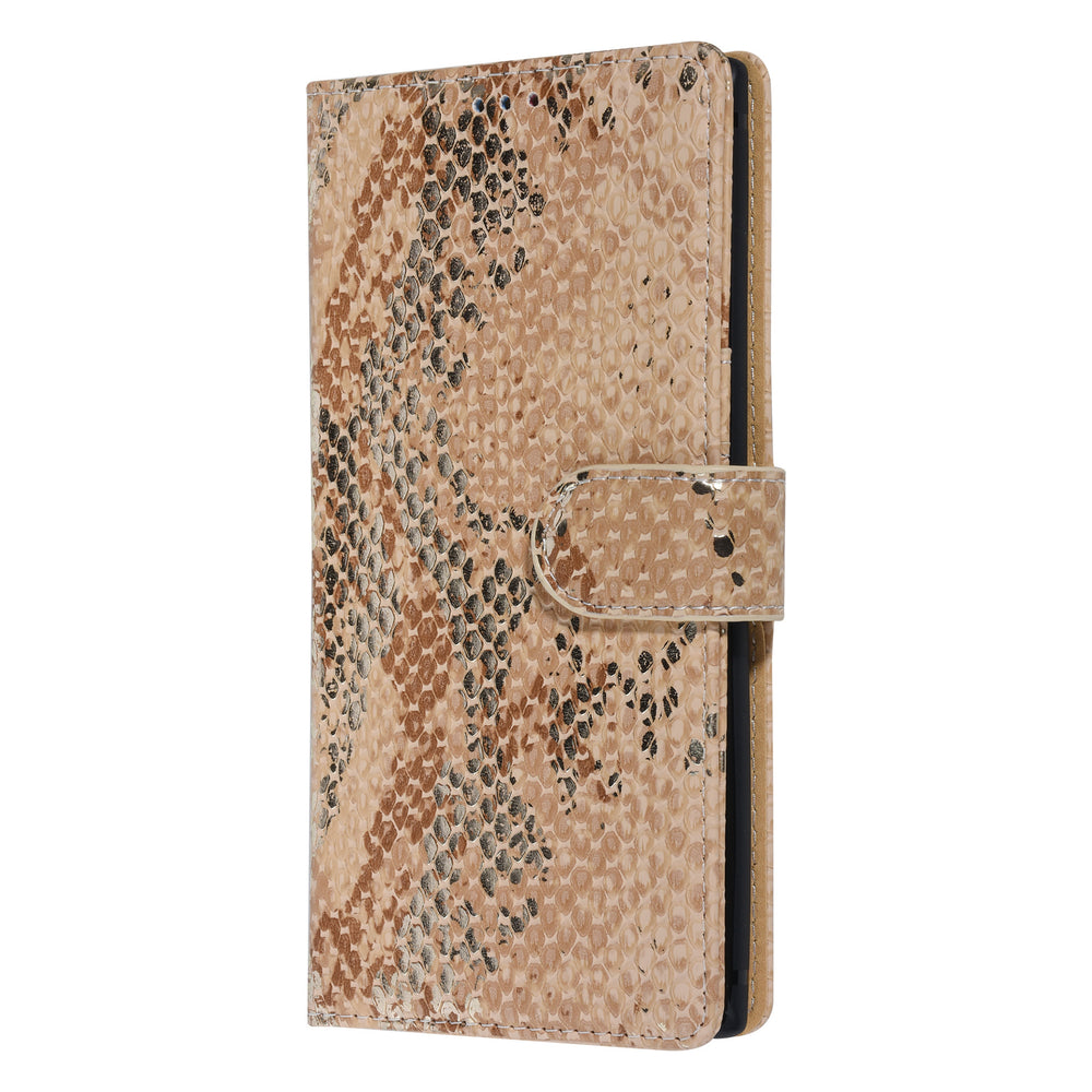 UNIQ Accessory Goud Slangenleer hoesje voor Galaxy Note 10 - Book Case(N970F)-Hoesjes-Ilumina Benelux