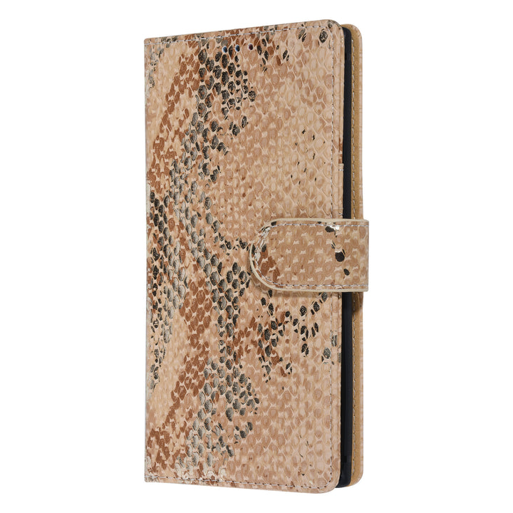 UNIQ Accessory Goud Slangenleer hoesje voor Galaxy Note 10 - Book Case(N970F)-Hoesjes-Ilumina Benelux