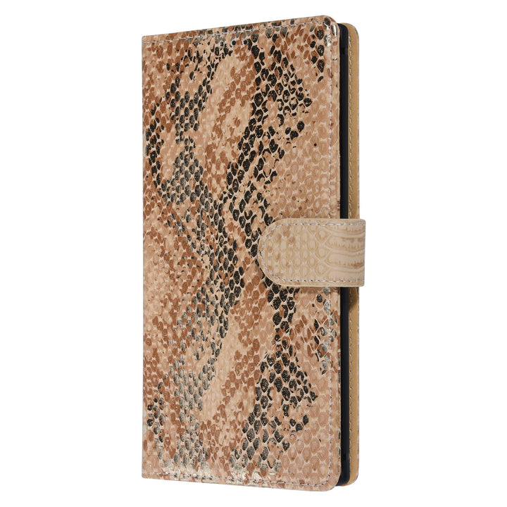 UNIQ Accessory Goud Slangenleer hoesje voor Galaxy Note 10 Plus - Book Case (N975F)-Hoesjes-Ilumina Benelux