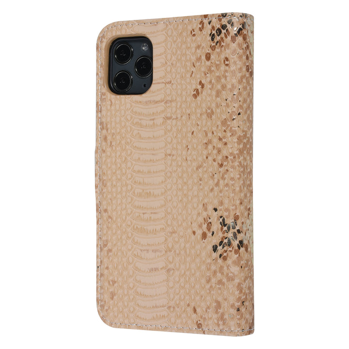 UNIQ Accessory Goud Slangenleer hoesje voor iPhone 11 Pro Max - Book Case-Hoesjes-Ilumina Benelux
