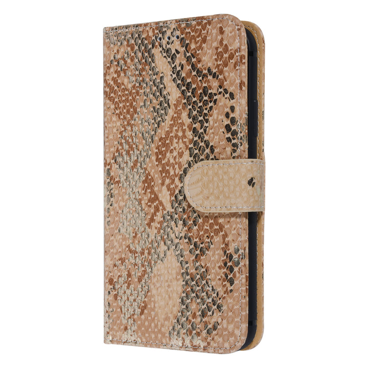 UNIQ Accessory Goud Slangenleer hoesje voor iPhone XR - Book Case-Hoesjes-Ilumina Benelux