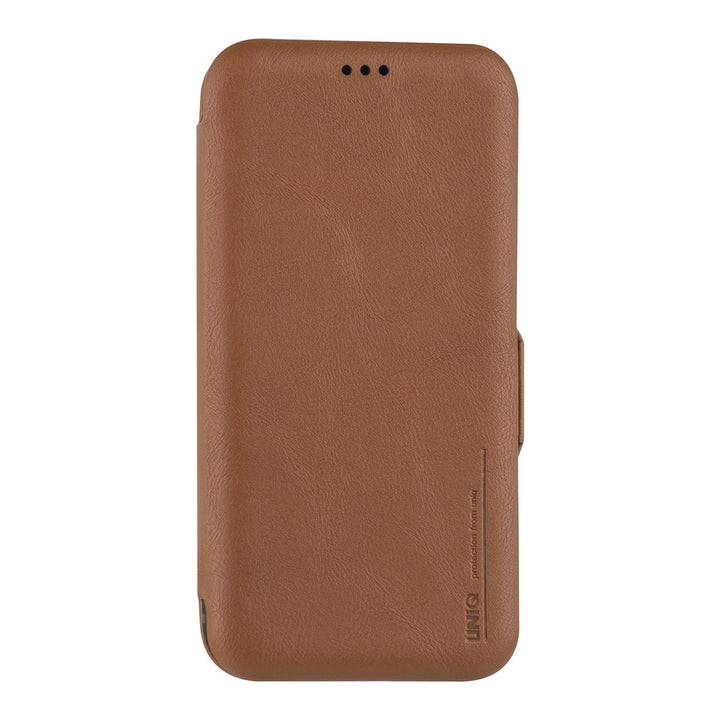UNIQ Accessory LichtBruin hoesje iPhone 12 - 12 Pro - Book Case-Hoesjes-Ilumina Benelux