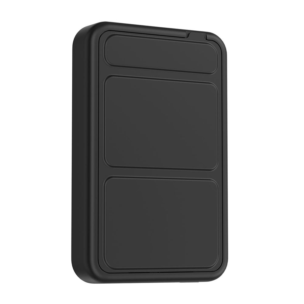 UNIQ Accessory Powerbank 6500 mAh - MagSafe - Apple Watch - Draadloos - Stand - 30cm USB-C Kabel - USB-C Poort - Zwart-Powerbank-Ilumina Benelux