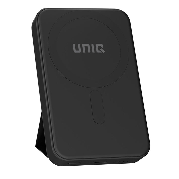 UNIQ Accessory Powerbank 6500 mAh - magsafe - wireless - stand - 30cm USB-C Kabel - USB-C port - Zwart-Powerbank-Ilumina Benelux
