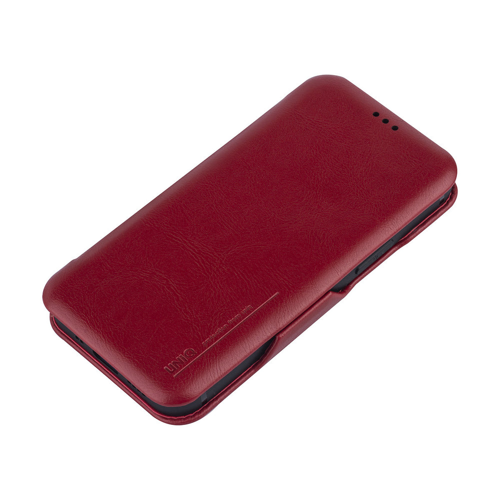 UNIQ Accessory Rood hoesje iPhone 12 Mini - Book Case-Hoesjes-Ilumina Benelux