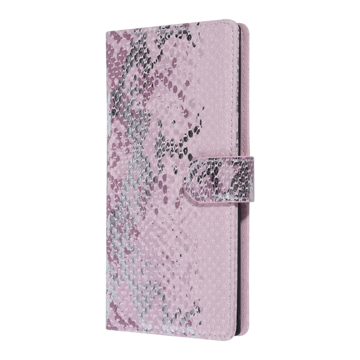 UNIQ Accessory Roze Slangenleer hoesje voor Galaxy Note 10 Plus - Book Case (N975F)-Hoesjes-Ilumina Benelux