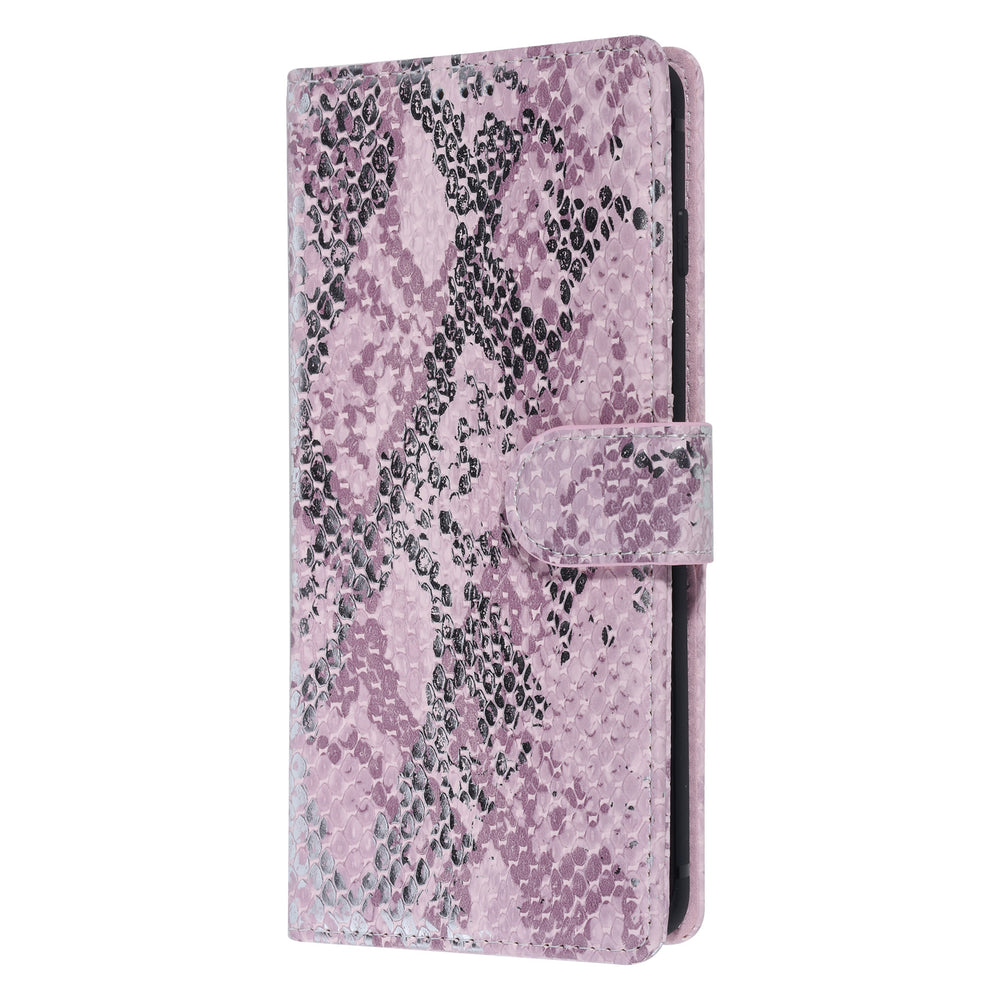 UNIQ Accessory Roze Slangenleer hoesje voor Galaxy S10 Plus - Book Case-Hoesjes-Ilumina Benelux