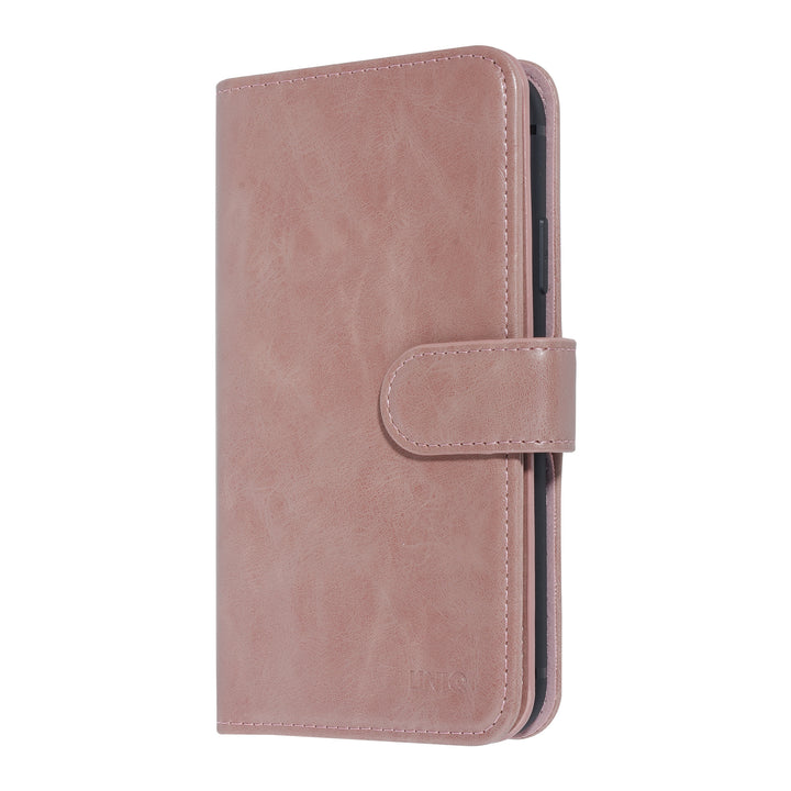 UNIQ Accessory Roze hoesje iPhone 11 Pro Max - Book Case - Zachte huid-Hoesjes-Ilumina Benelux