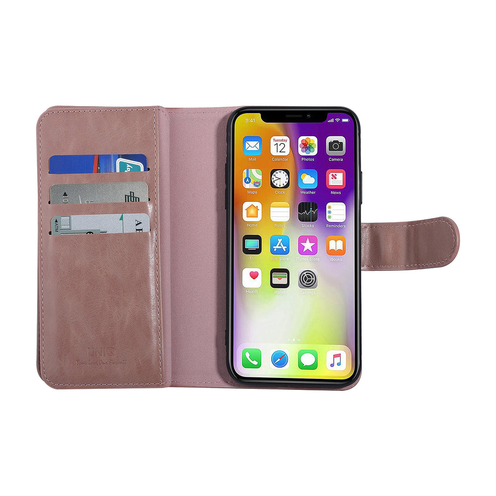 UNIQ Accessory Roze hoesje iPhone X-Xs - Book Case-Hoesjes-Ilumina Benelux