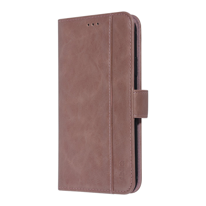 UNIQ Accessory Roze hoesje iPhone XR - Book Case - Zachte huid-Hoesjes-Ilumina Benelux