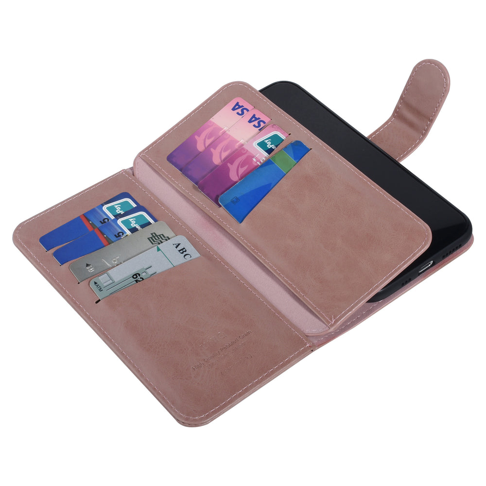UNIQ Accessory Roze hoesje iPhone Xs Max - Book Case - Zachte huid-Hoesjes-Ilumina Benelux