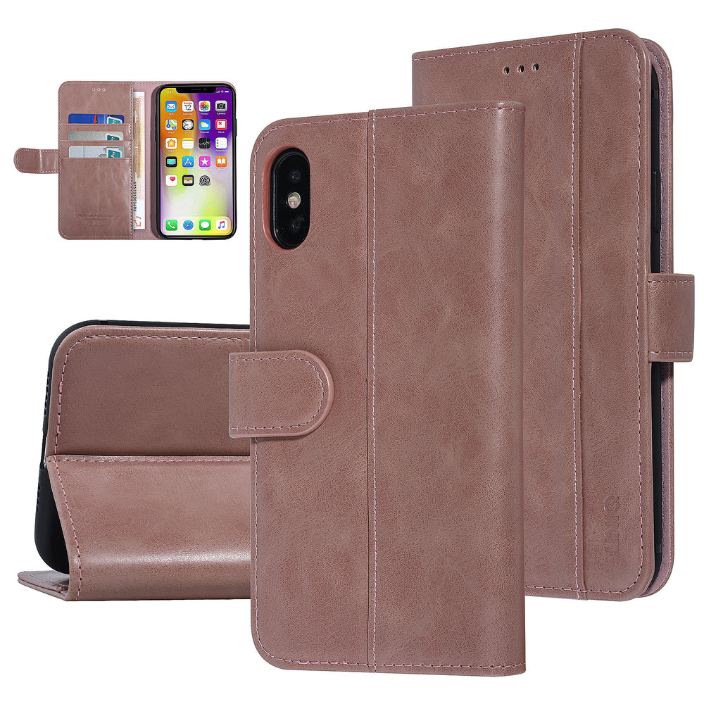 UNIQ Accessory Roze hoesje iPhone Xs Max - Book Case-Hoesjes-Ilumina Benelux