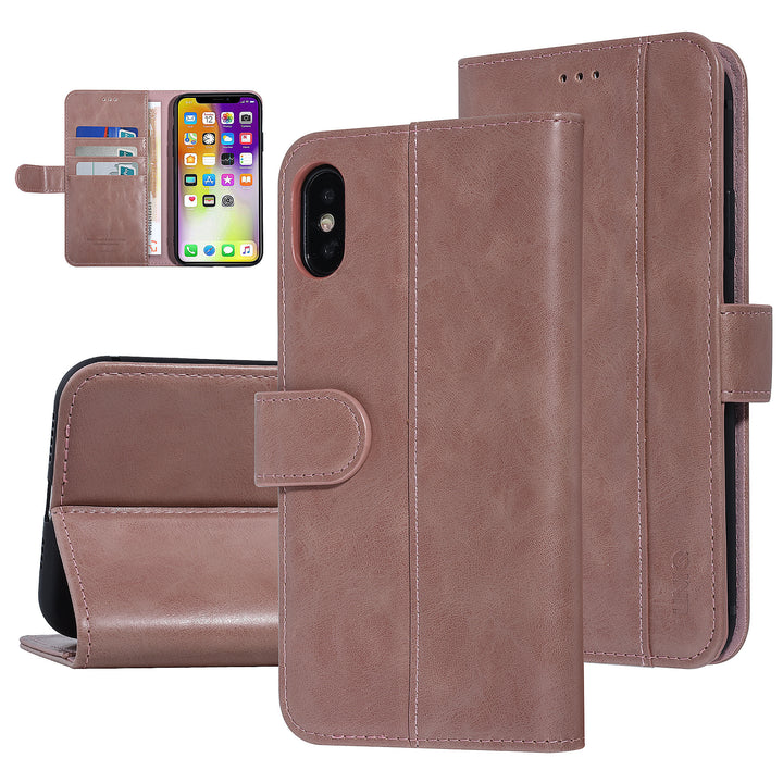 UNIQ Accessory Roze hoesje iPhone Xs Max - Book Case-Hoesjes-Ilumina Benelux
