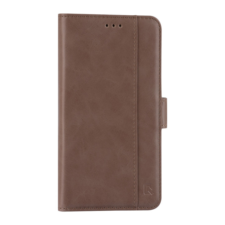 UNIQ Accessory Roze hoesje voor iPhone 13 & 14 - Book Case - Pasjeshouder voor 3 pasjes - Magneetsluiting-Hoesjes-Ilumina Benelux