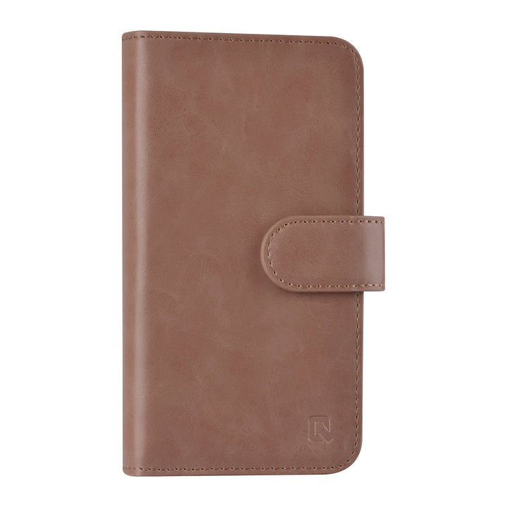 UNIQ Accessory Roze hoesje voor iPhone 13 Mini - Book Case - Pasjeshouder voor 9 pasjes - Magneetsluiting-Hoesjes-Ilumina Benelux