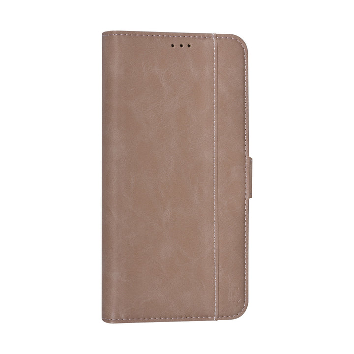 UNIQ Accessory Roze iPhone 14 & 15 Plus Booktype Pasjeshouder voor 3 pasjes - Magneetsluiting-Hoesjes-Ilumina Benelux