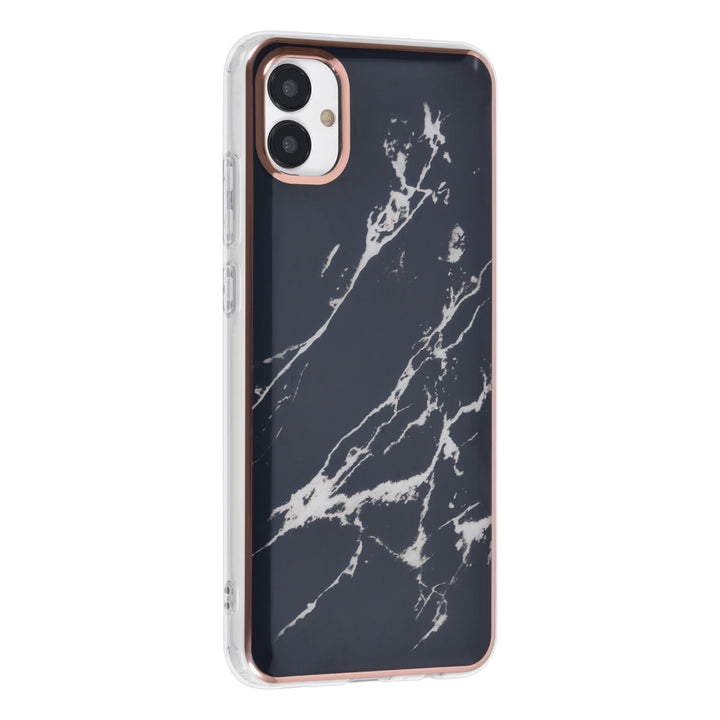 UNIQ Accessory Samsung Galaxy A04 TPU Back Cover hoesje - Marble Black-Hoesjes-Ilumina Benelux