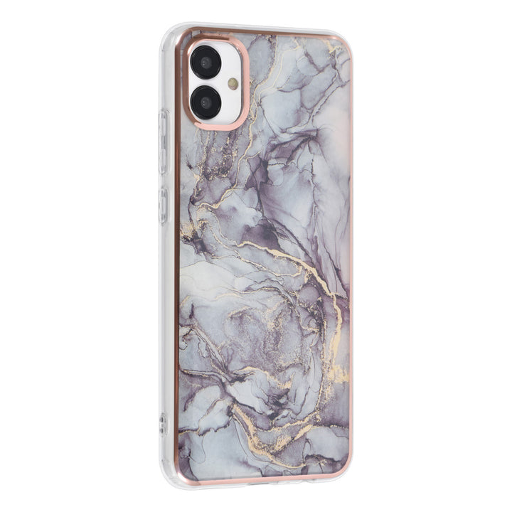 UNIQ Accessory Samsung Galaxy A04 TPU Back Cover hoesje - Marble Grey-Hoesjes-Ilumina Benelux
