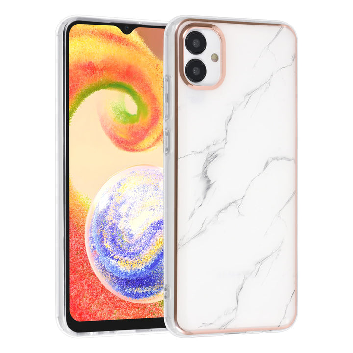 UNIQ Accessory Samsung Galaxy A04 TPU Back Cover hoesje - Marble-Hoesjes-Ilumina Benelux