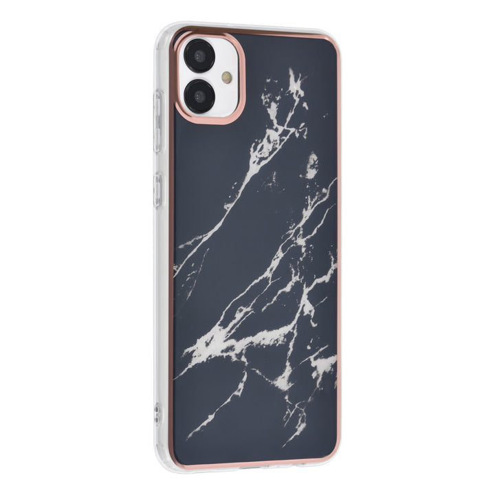UNIQ Accessory Samsung Galaxy A04e TPU Back Cover hoesje - Marble Black-Hoesjes-Ilumina Benelux