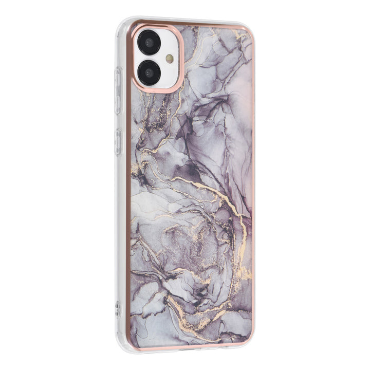 UNIQ Accessory Samsung Galaxy A04e TPU Back Cover hoesje - Marble Grey-Hoesjes-Ilumina Benelux